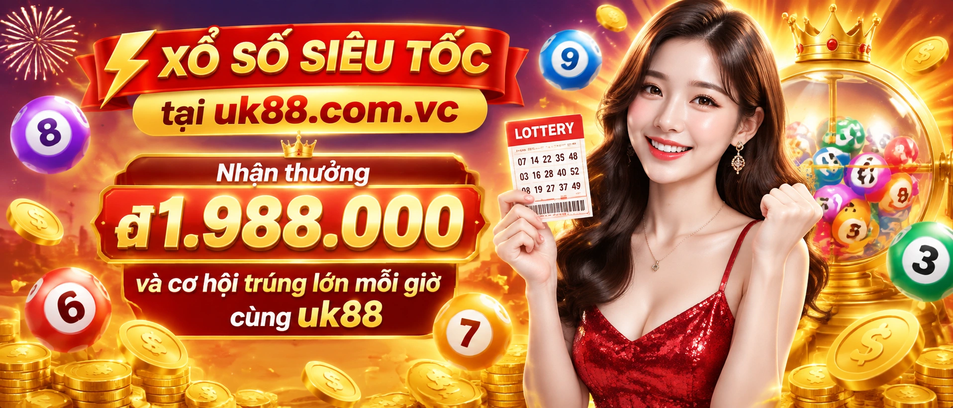 Giao diện tra cứu kết quả xổ số hôm nay trên UK88